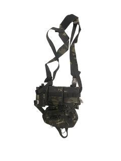 Black Multicam Light Weight Chest Rig