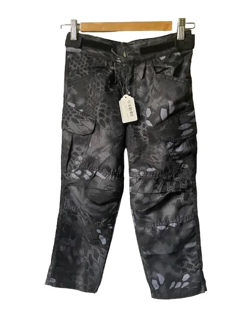 Kryptek Black Long Pants Childrens