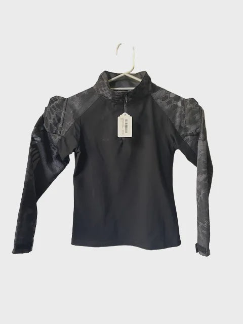 Kryptek Black Long Sleeve Shirt Childrens