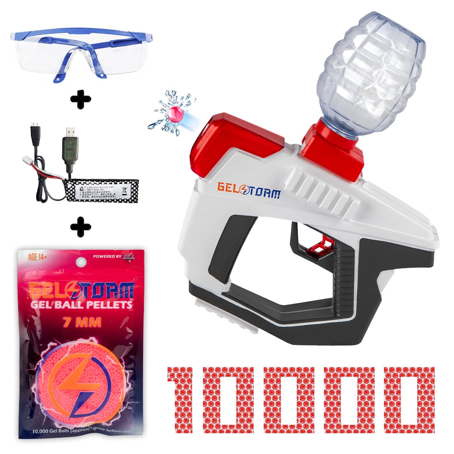 Gelstorm Blaster Red