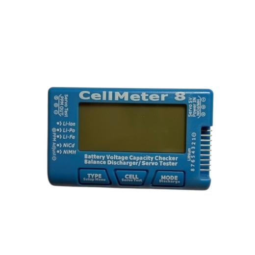 Battery Tester Blue discharge