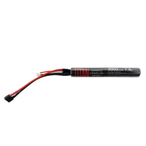 TITAN 3000 mAh 7.4v Stick T-Plug Deans Battery